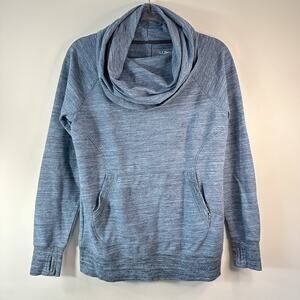 LLBean Women Medium Regular Cozy Pullover sweatshirt marbled